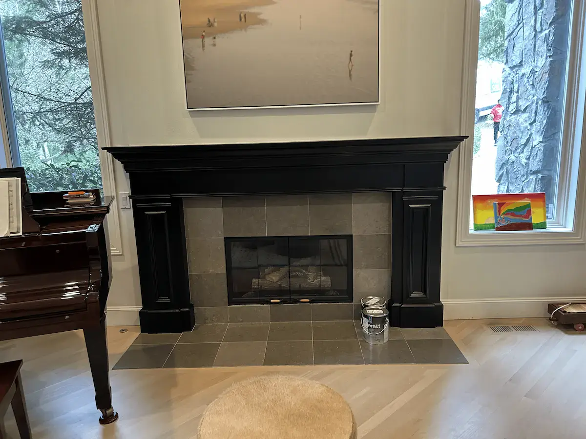 Fireplace remodel in Pierce County Washington
