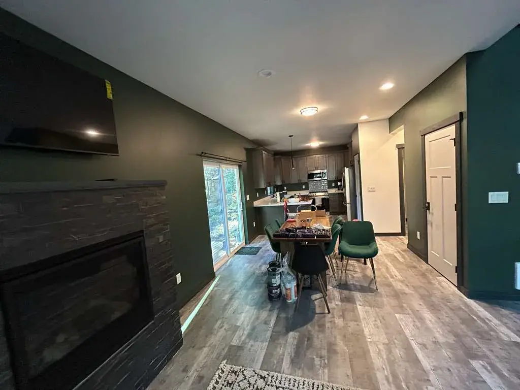 Interior wall remodel in Pierce County Washington