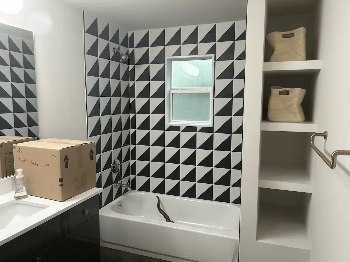 Shower remodel in Pierce County Washington