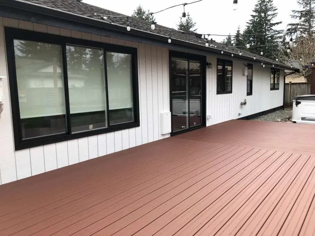 Siding replacement and deck remodel in Pierce County Washington