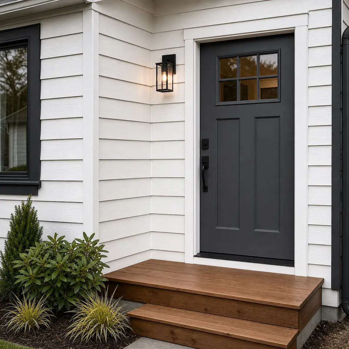 Siding repair and exterior door replacement in Tacoma Washington