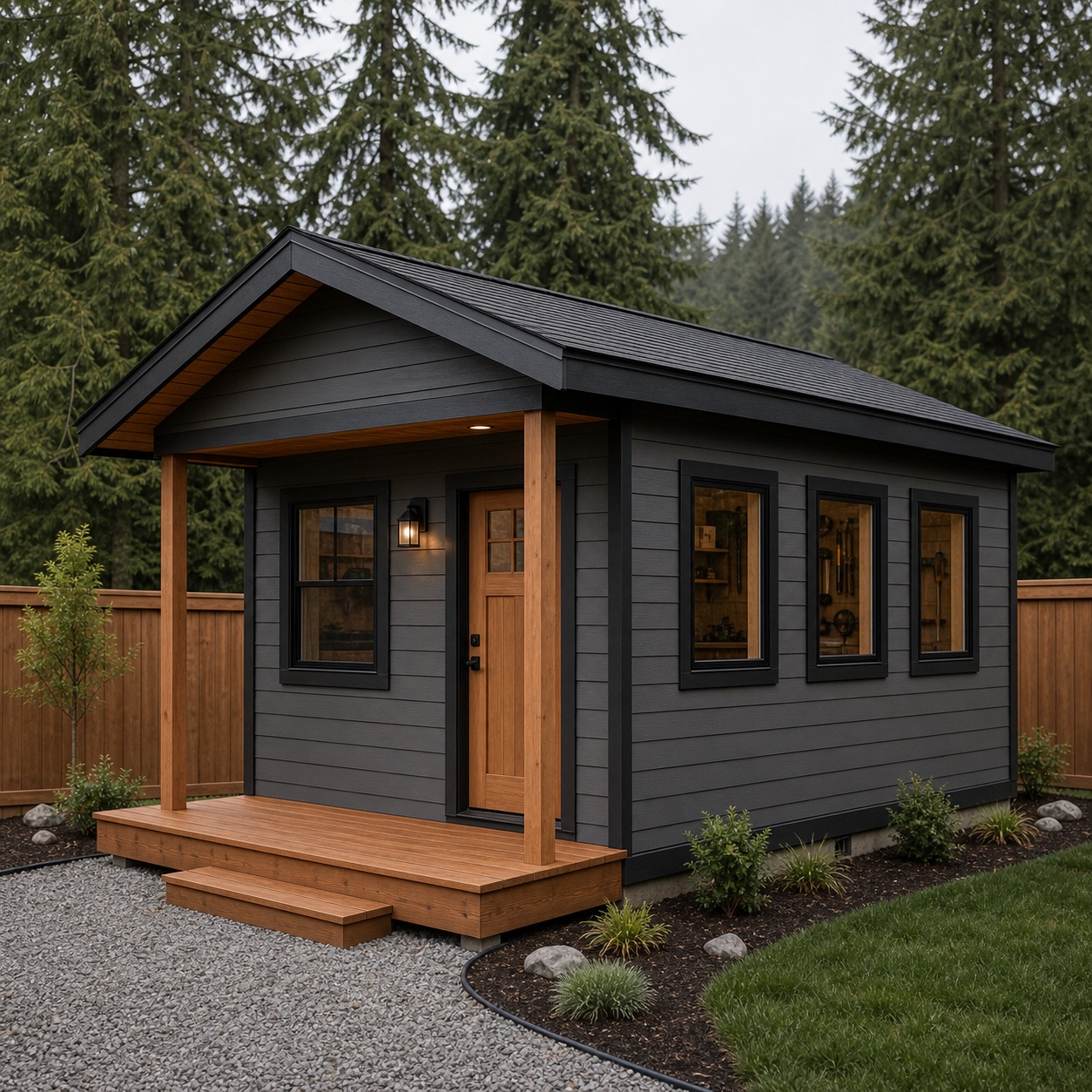 Workshop shed project in Orting Washington